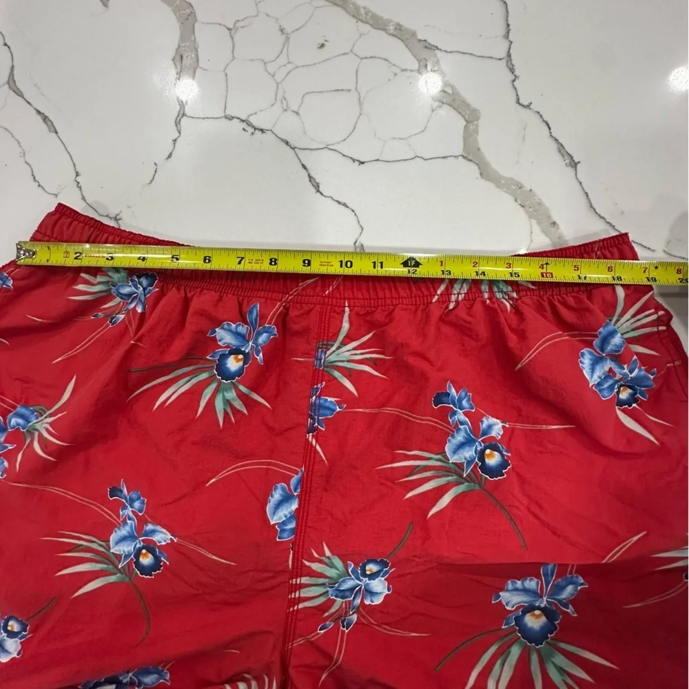 Tommy Bahama Relax Orchid Groves Swim Shorts Floral Print XL Nylon Board Shorts